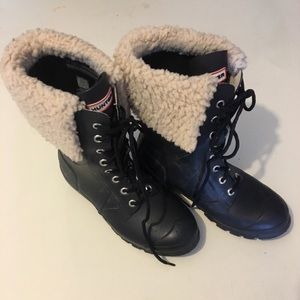 Adlay Shearing Lace-Up Boot